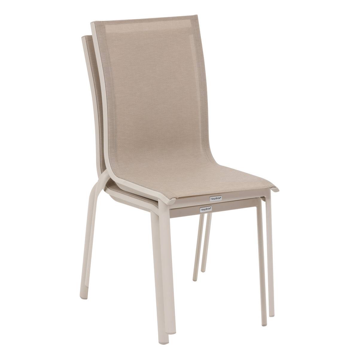 Chaise de jardin sans coussin AXANT en Aluminium Beige - 2