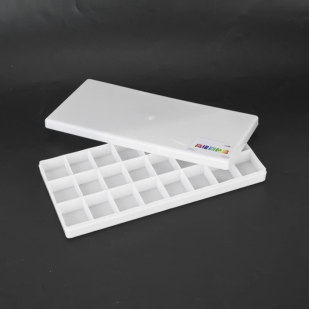 Boîte de peinture pigmentée carrée Palette de mélange de couleurs Aquarelle Gouache Acrylique Fournitures d'art applicables Dessin Peinture pigmentée - 7