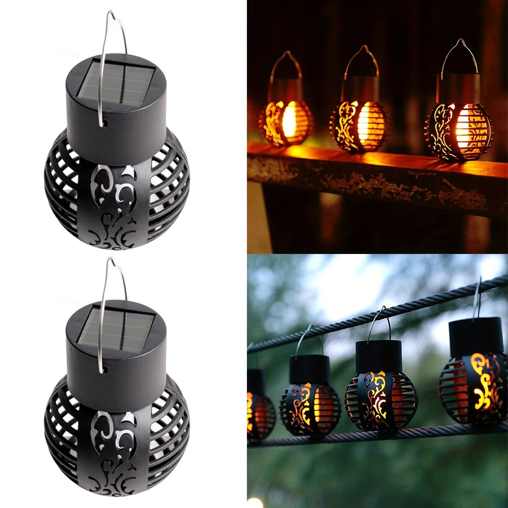 szt Symulacja Słonecznej Lampy Płomieniowej Wiszącej Balkon Patio Dekoracja Lampa Wisząca Zewnętrzna Wodoodporna Ogród Podwórze Krajobraz Aranżacja