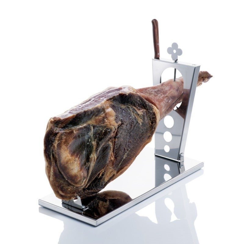 Don Hierro , Jamonero Plegable Zen – Acero Inoxidable Con Cuchillo Incluido Acero Inoxidable, Leroy Merlin