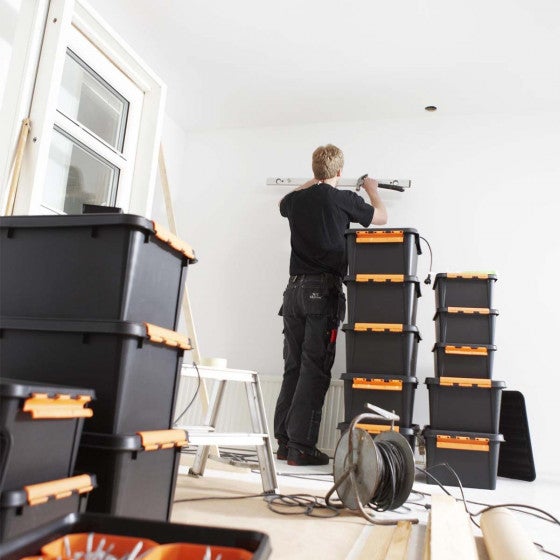 Grande Caisse Professionnelle solide avec couvercle 49 litres - 4