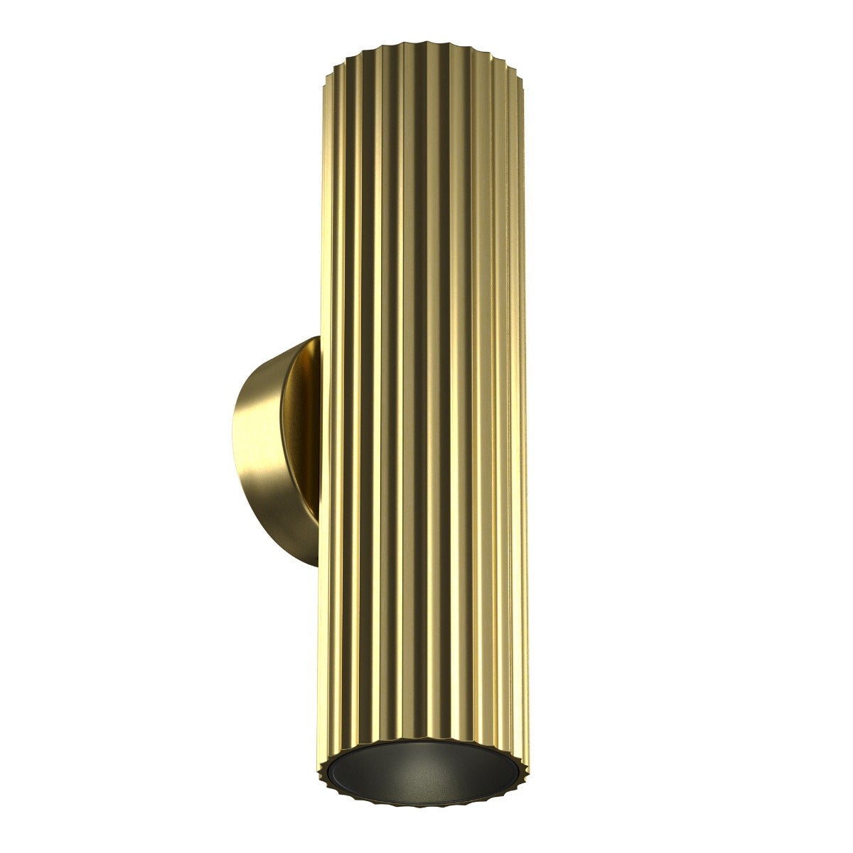 Kinkiet karbowana tuba góra dół CALIPSO mosiężny 2xGU10x10W aluminium wym:20x5,6x7cm IP20 Maytoni