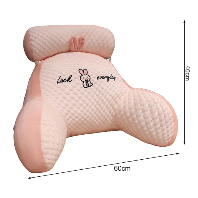 Cojín lumbar, almohada de cama extraíble, respaldo en para