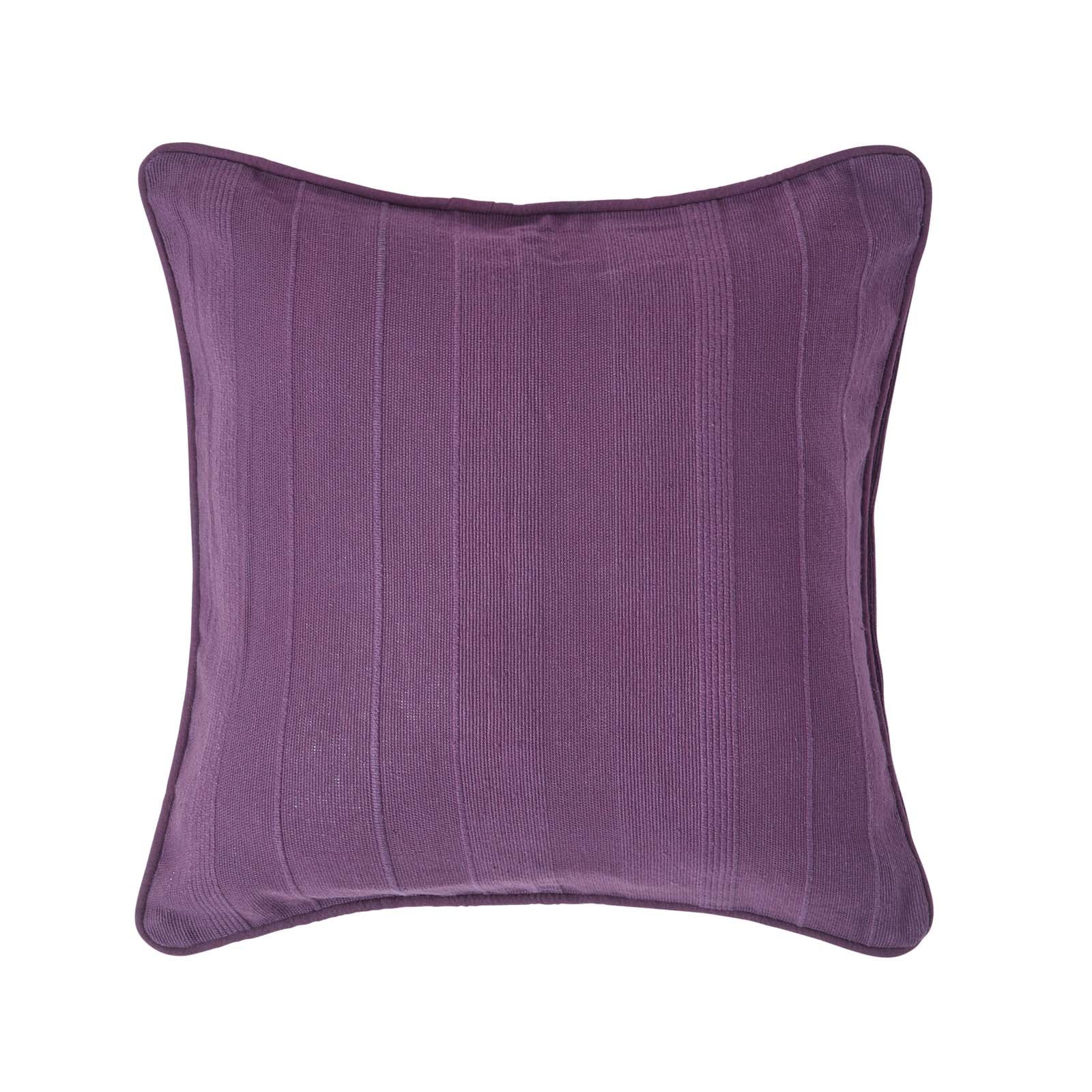 Cuscino Quadrato Homescapes Rajput, 60x60 Cm, Cotone 100%, Giallo Mandarino, Made In India - 5