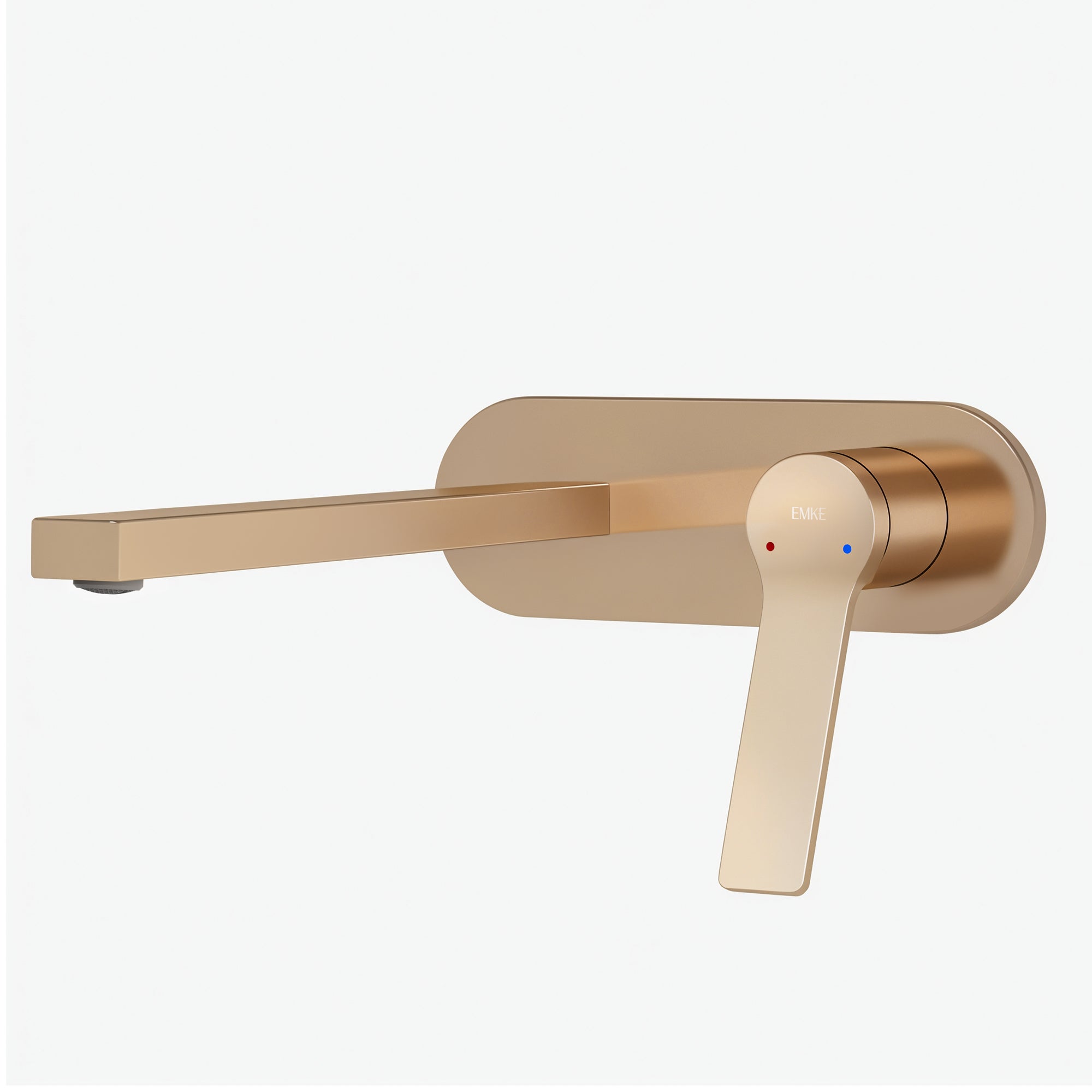 EMKE Bateria umywalkowa ścienna różowe złoto bateria podtynkowa umywalkowa