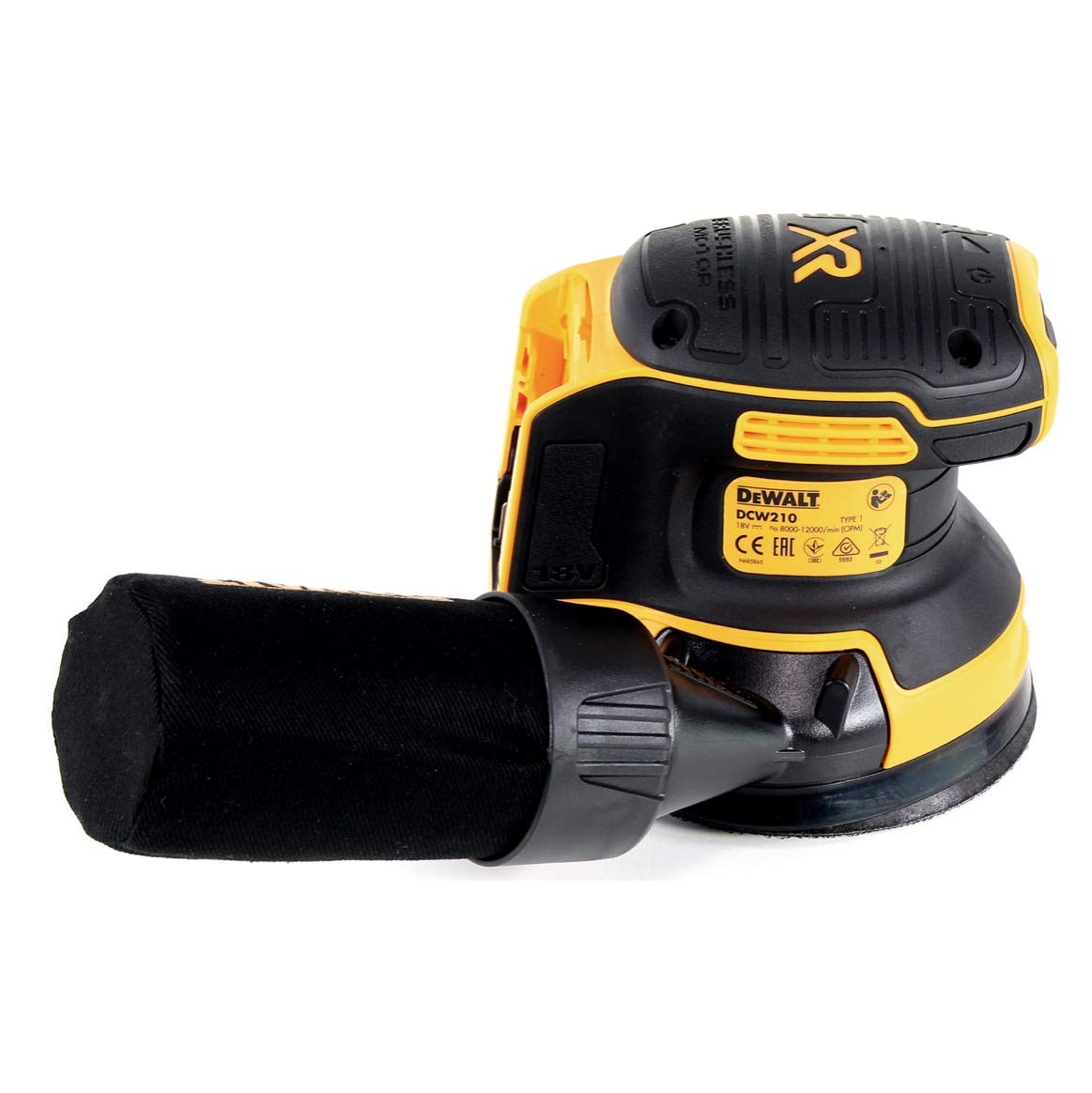 Levigatrice orbitale senza spazzole XR 18V ​​125 mm - DEWALT - senza batteria né caricabatterie - scatola TSTAK - DCW210NT-XJ - 5