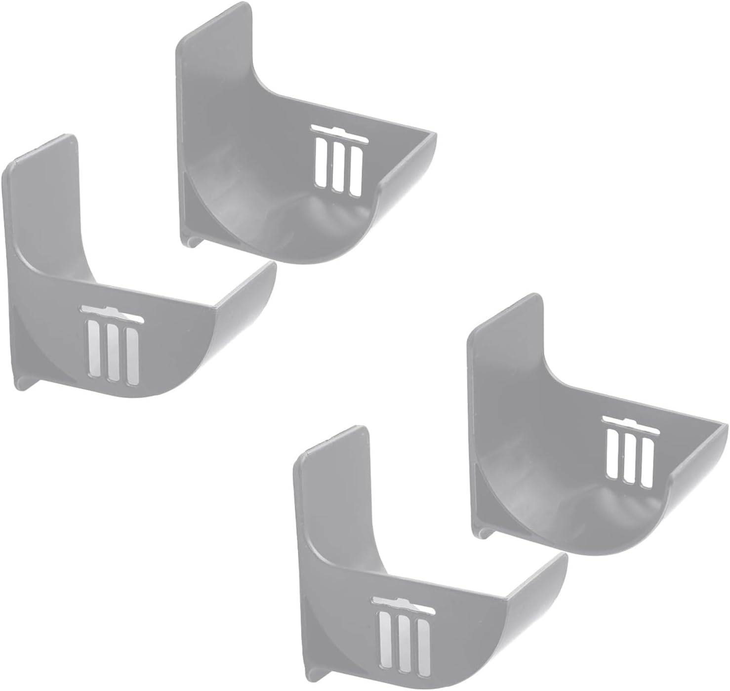 Bolsa de basura gris para pared (6,5 x 4 x 7 cm), organizador con 4 ...