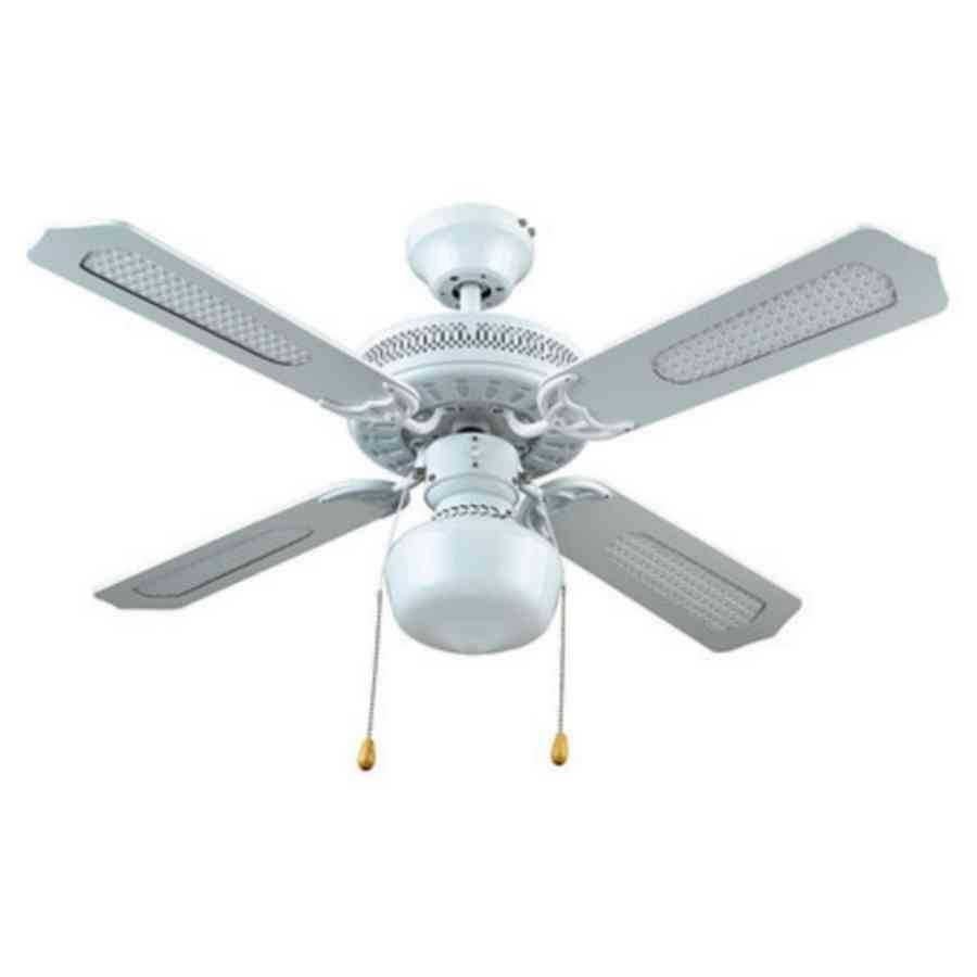 Ventilateur De Plafond Classic 105 Cm En Noyer Avec Éclairage Et
