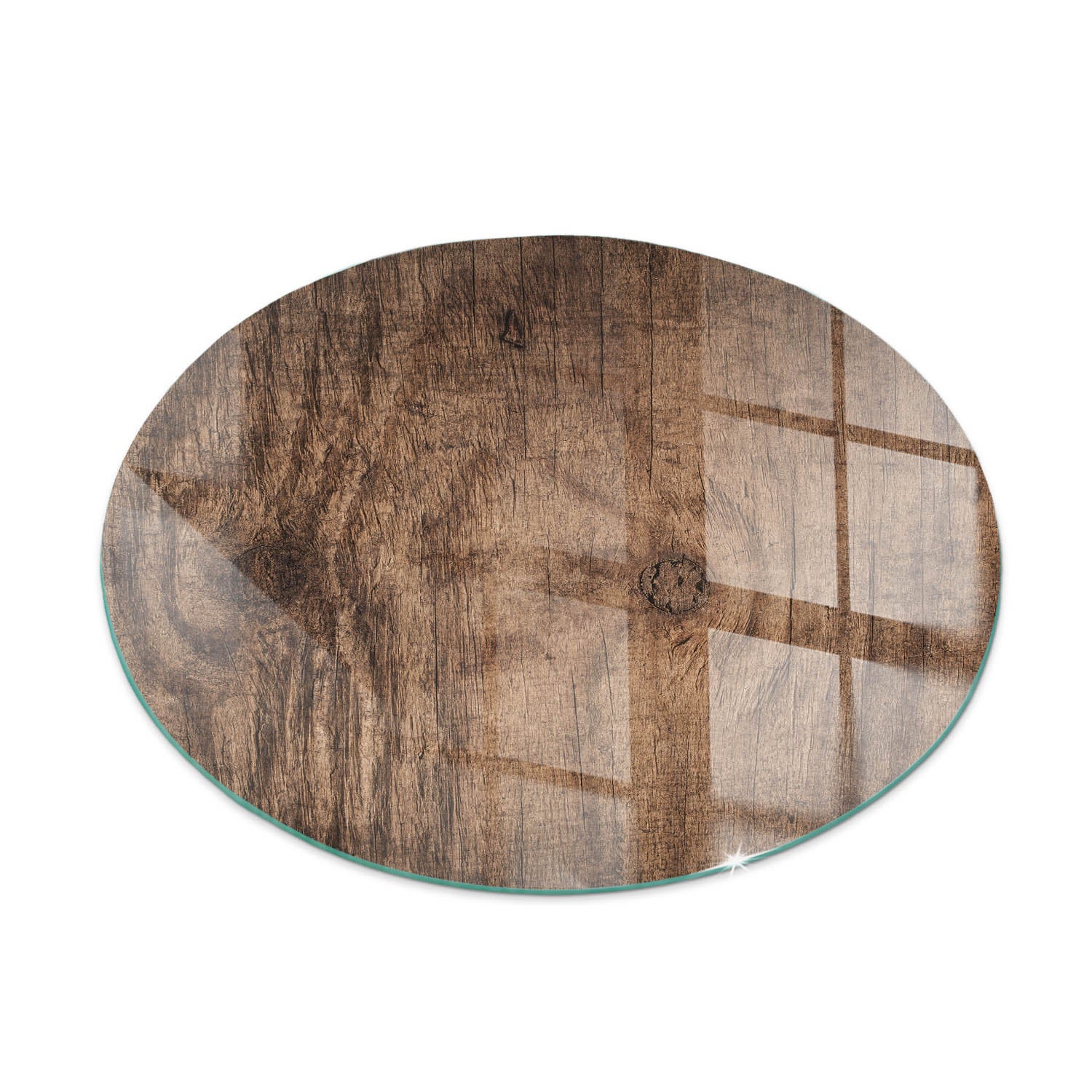 Szyba hartowana pod kominek, szkło zabezpieczające podłogę, nowoczesny design | fi50 | Naturalny wzór drewna