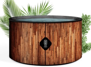 COCO SPA Bali Spa Gonflable - 150 cm de diamètre - 800 litres - Moteur 2240 W - 2 à 4 personnes - Chauffant & Massant