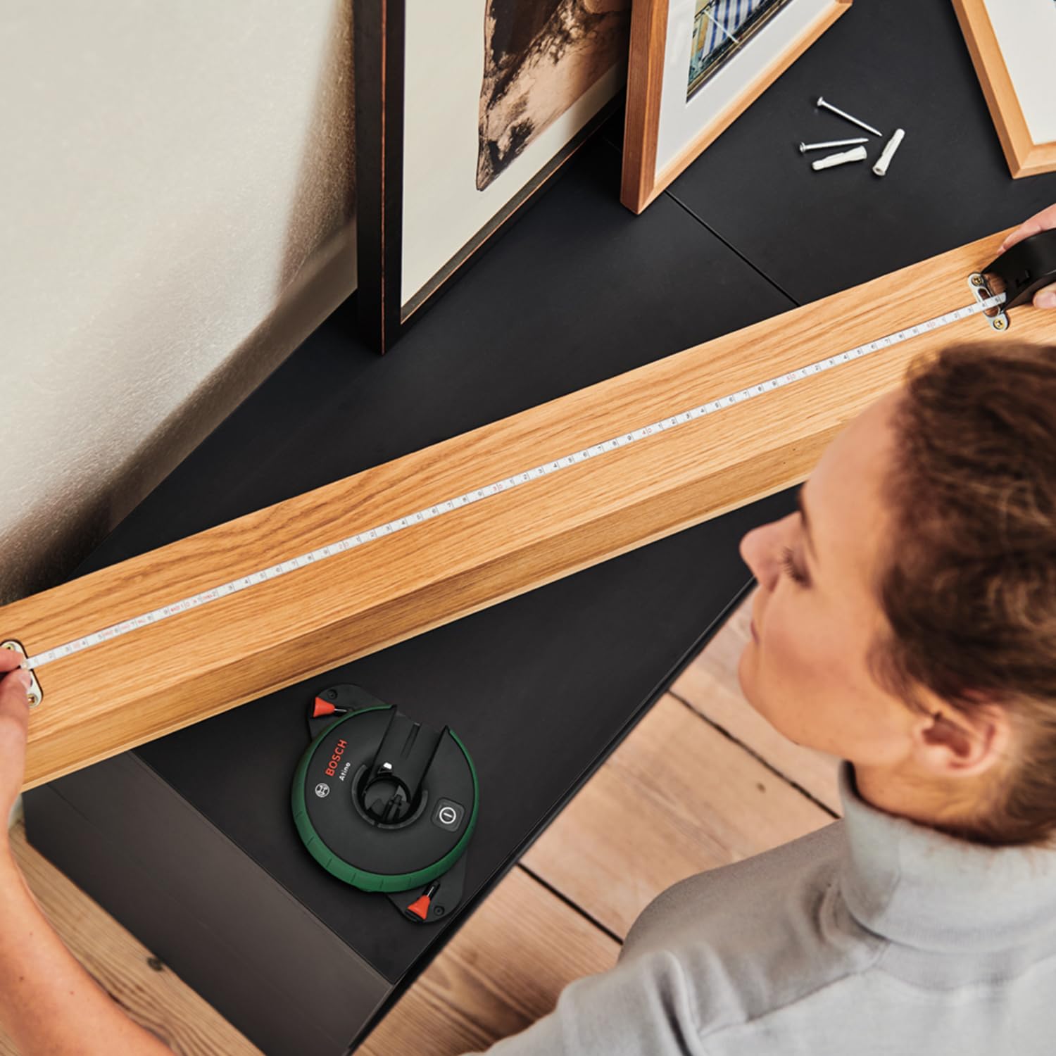 Bosch Livella laser a linee Atino all-in-one, 2a generazione, con nastro di misurazione rimovibile e bloccabile (allineamento orizzontale o verticale, - 4
