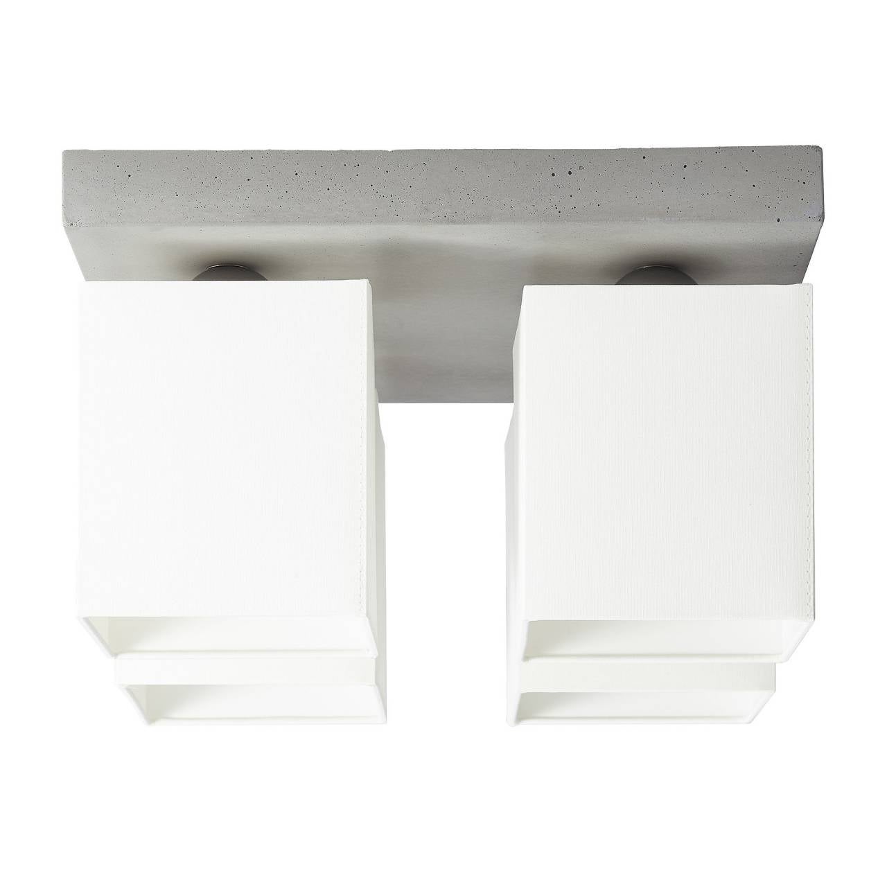 BRILLIANT Geron lampa ścienna i sufitowa 31x31cm biała oświetlenie wewnętrzne, sufitowe, dekoracyjne | 1x LED 24W zintegrowany, (strumień świetlny: 31 - 4