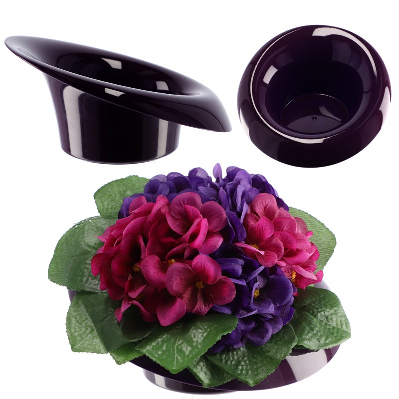 DONICZKA OSŁONKA DO KOMPOZYCJI KOMPOZYCJE STROIK BAZA IKEBANA FIOLET 12cm