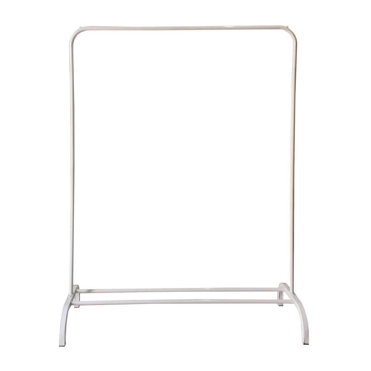 Porte-Manteau à Vêtements sur pied Metal 150x110x40 Blanc Nyana Home - 2