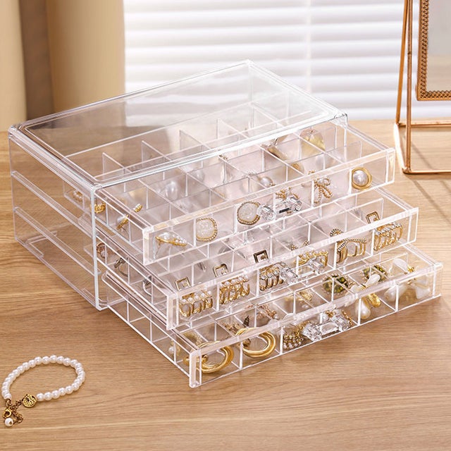 Boîte à Bijoux Transparente | Coffret Bijoux