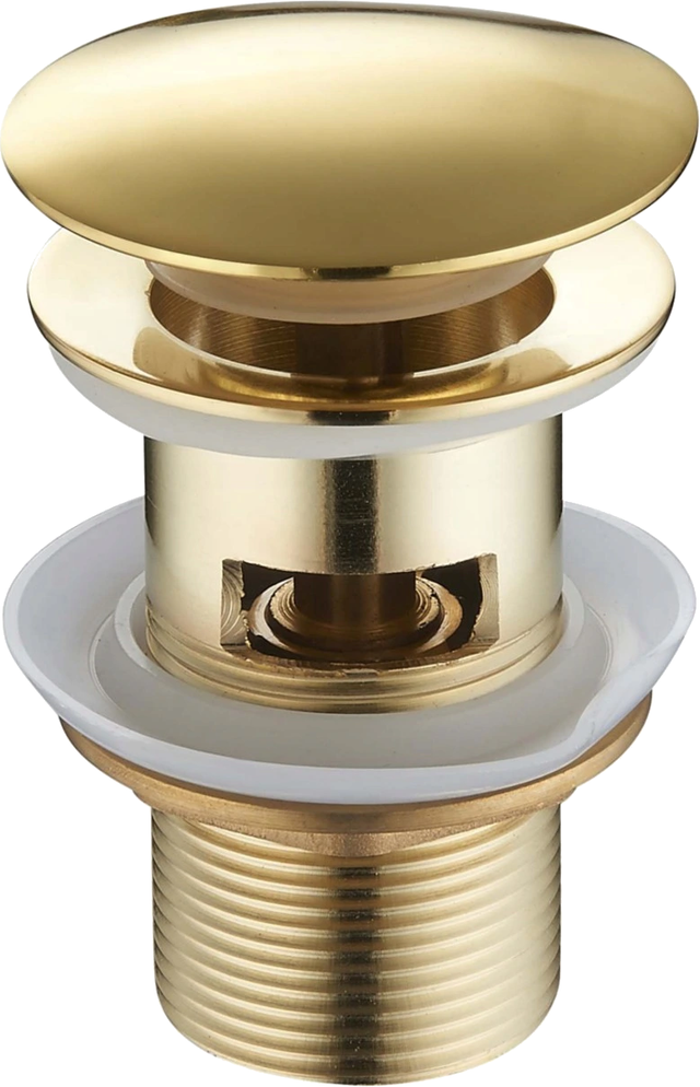 Mexen bouchon rond clic-clack avec trop-plein, Or - 79920-50
