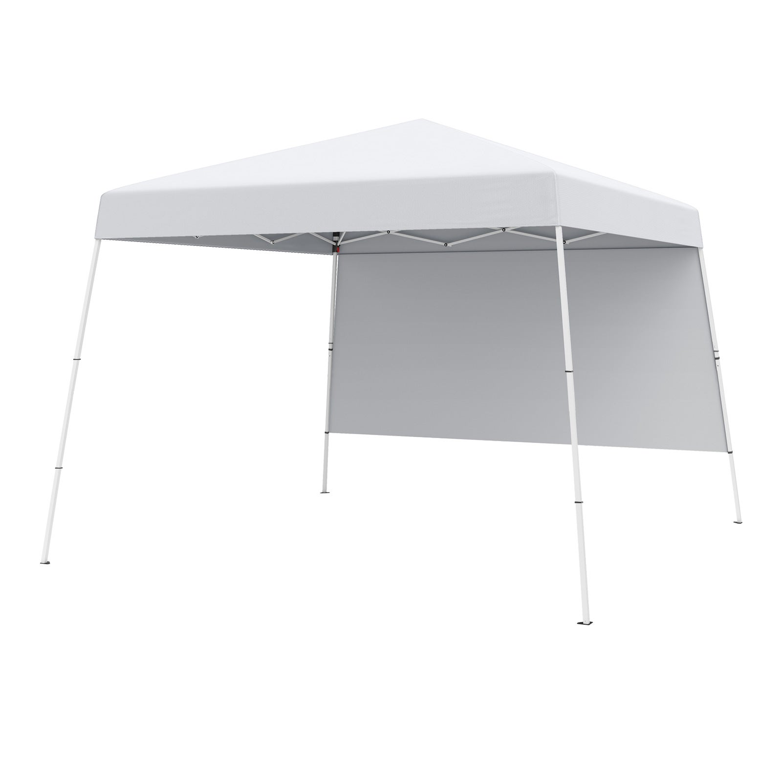 Pawilon rozkładany 3 x 3 m, pawilon składany z 1 ścianą boczną i przenośnym plecakiem i 4 zadziurami, namiot ogrodowy, pawilon ogrodowy, namiot