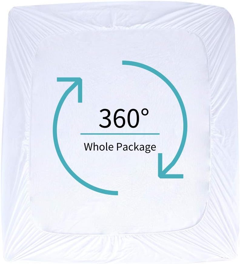 Protège Matelas Imperméable, Alèse Respirante, , Drap Housse, Couvre Matelas 80x200 cm - 5