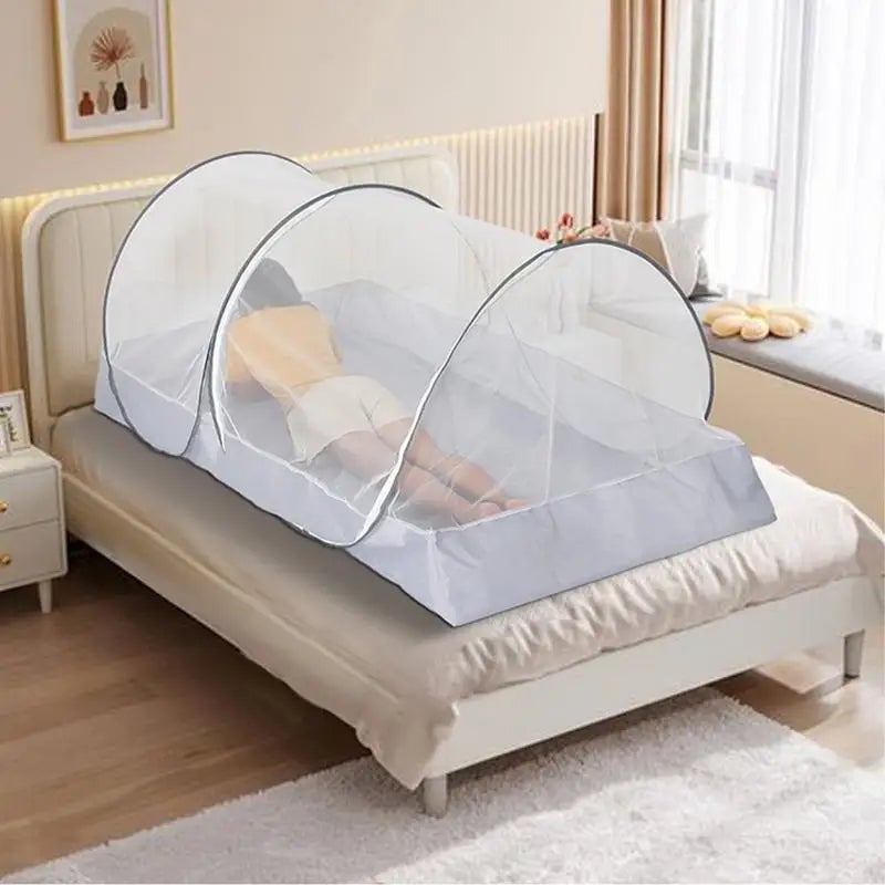 Moustiquaire De Voyage Pliable - Pop-Up - 230x120x120 Cm - Pour 2-3 Personnes