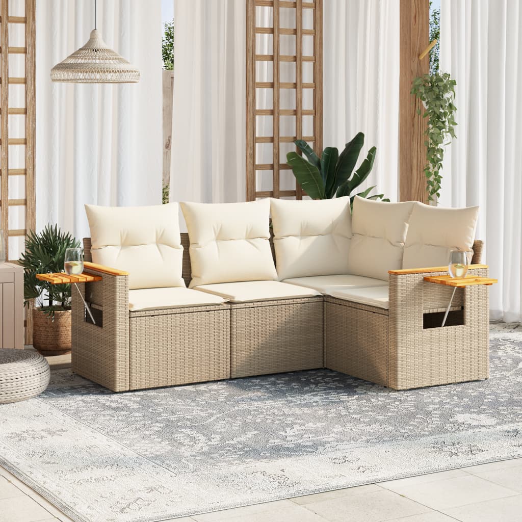 VidaXL Salon d jardin avc coussins 5 pcs big résin trssé au millur prix VidaXL Salon d jardin avc coussins 5 pcs big résin trssé au millur prix