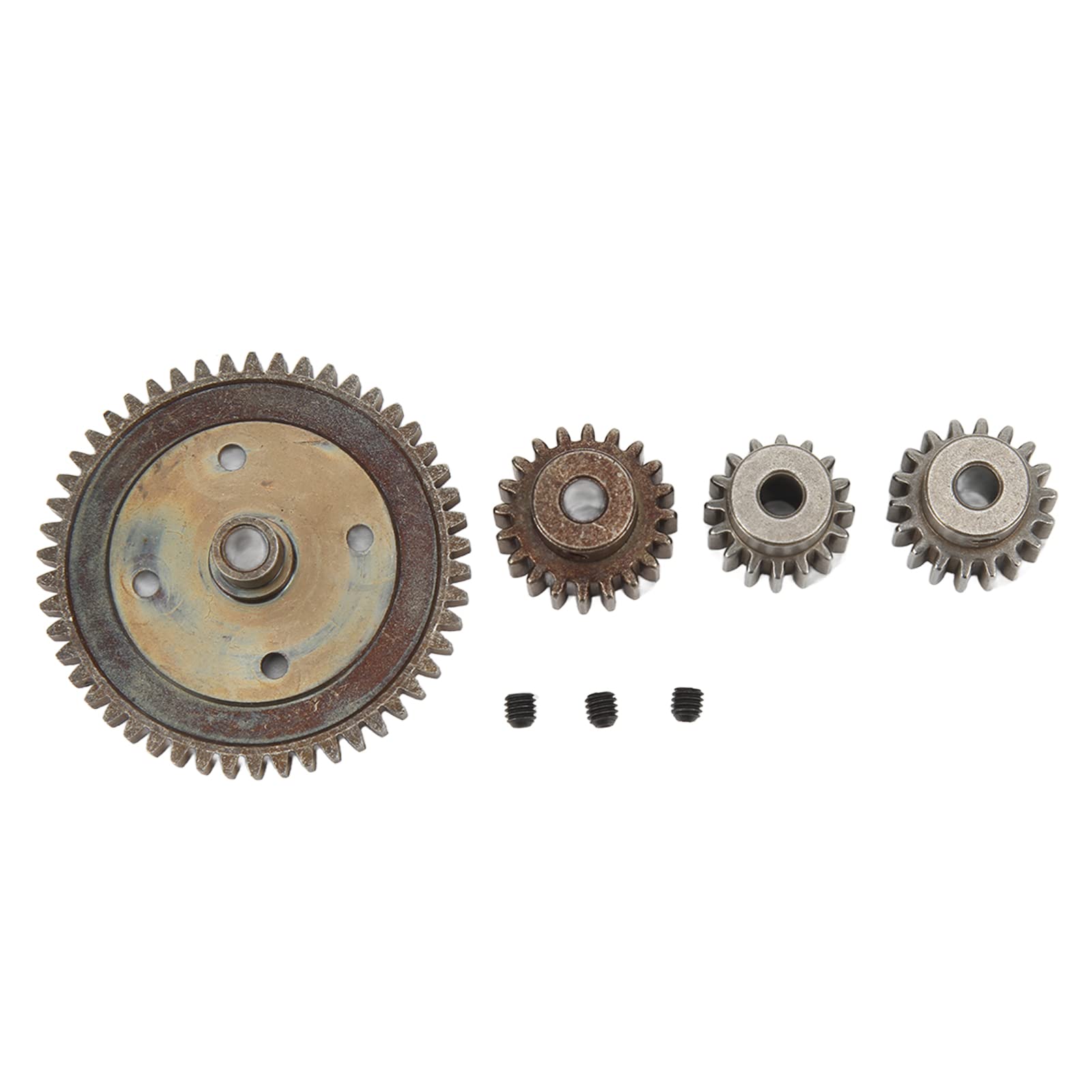 DollaTek 3PCS M0.6 17T-28T Metal Gear Motor Pinion for 5 mm 1/8 RC