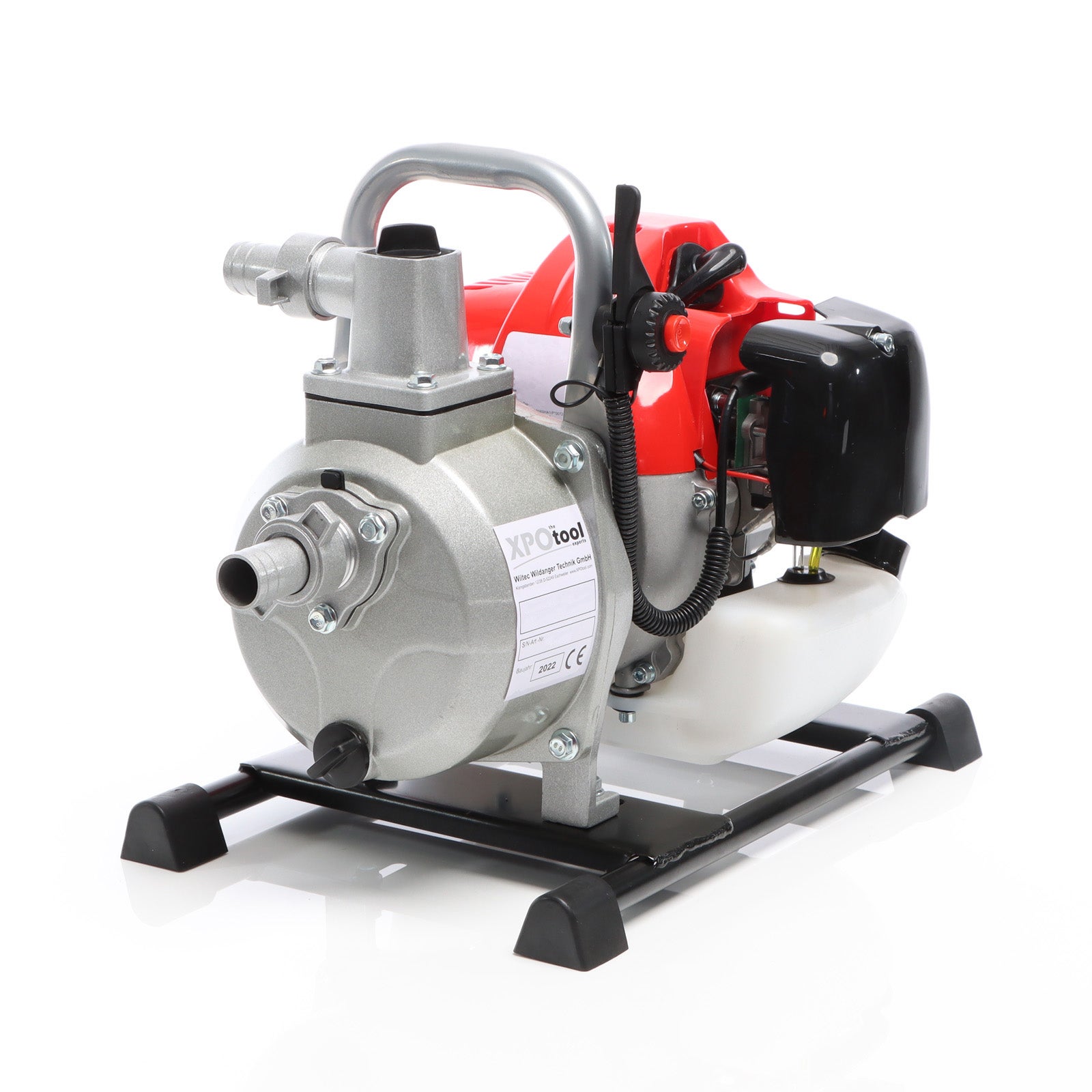 Pompe à eau à essence – 400 x 280 x 370 mm – 1,47 kW / débit de 15000 l/h / refoulement 35 m – Connexion 38 mm (1,5