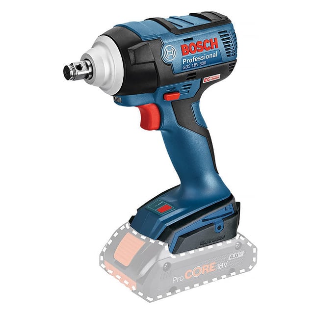 Avvitatore professionale a batteria Bosch gds 18v-300 solo 18 volt 06019d8200