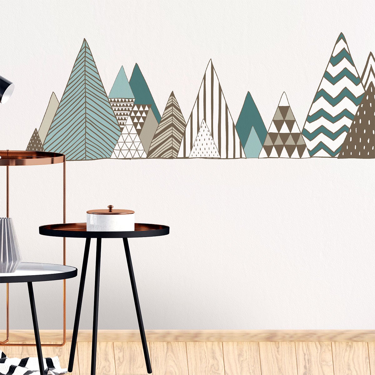 Adesivo montagna scandinavo neovolcanik - Sticker adesivo - adesivi murali - 70X115cm - 5