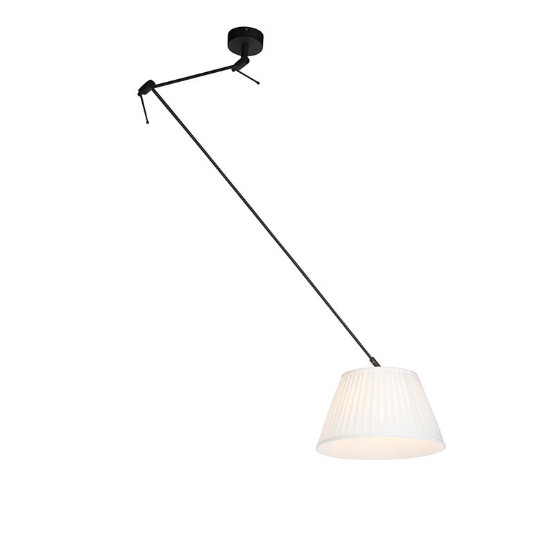 Qazqa classic-antique lampa wisząca - Blitz - czarny, max. 60w, kompatybilny z żarówką LED, e27, 39cm oświetlenie wewnętrzne