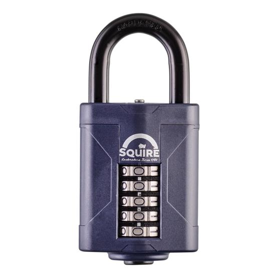 Squire CP40/2.5 – Cadenas à Combinaison 4 Roues, Anse 63mm, Boîte Incluse