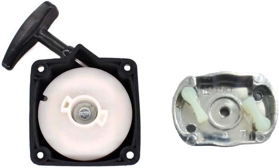 Starter cu Cloche d'Embrayage pour Débroussailleuse, Tarière et Machine Multifonction 5 en 1, Entraxe de Fixation 67 mm, Pièce de Rechange