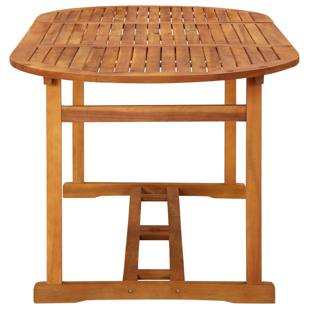 Table à dîner de jardin 180x90x75 cm Bois d'acacia solide 2 - 3