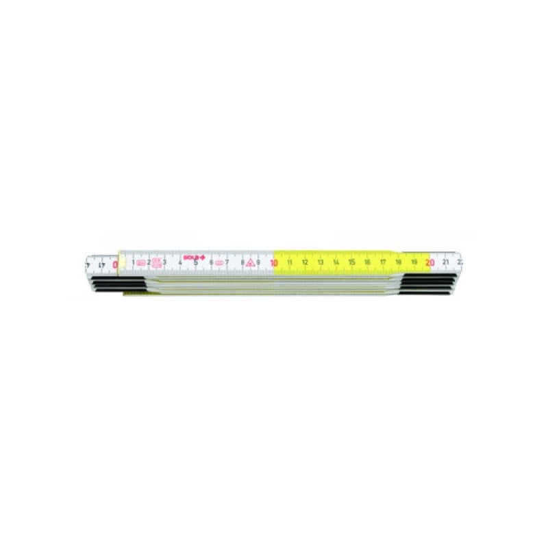 Mètre double blanc et jaune sola - LINE ECO | Leroy Merlin