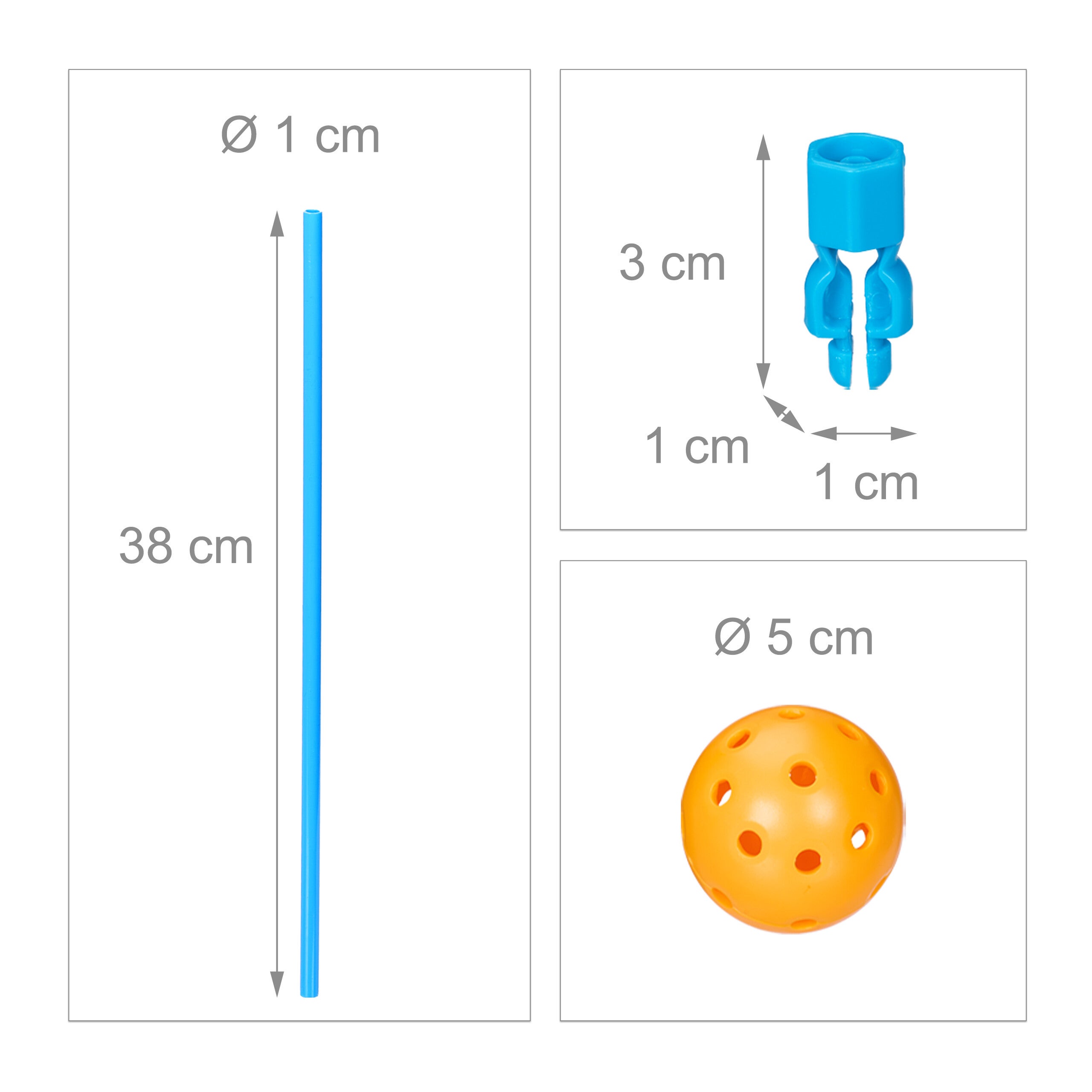 Jeu de construction, cabane enfant, set de 132 pièces, construire tente, système d’emboîtement, multicolore, Relaxdays - 4