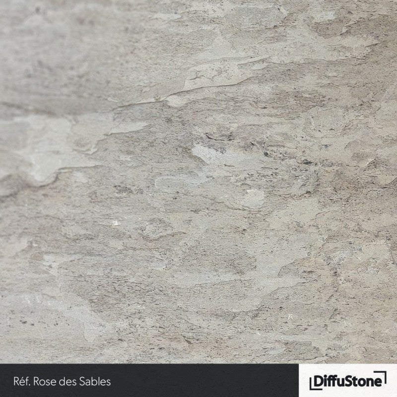 Rose Des Sables - TRANSLUCIDE - Feuille de Pierre DiffuStone -1220x2440mm - 2
