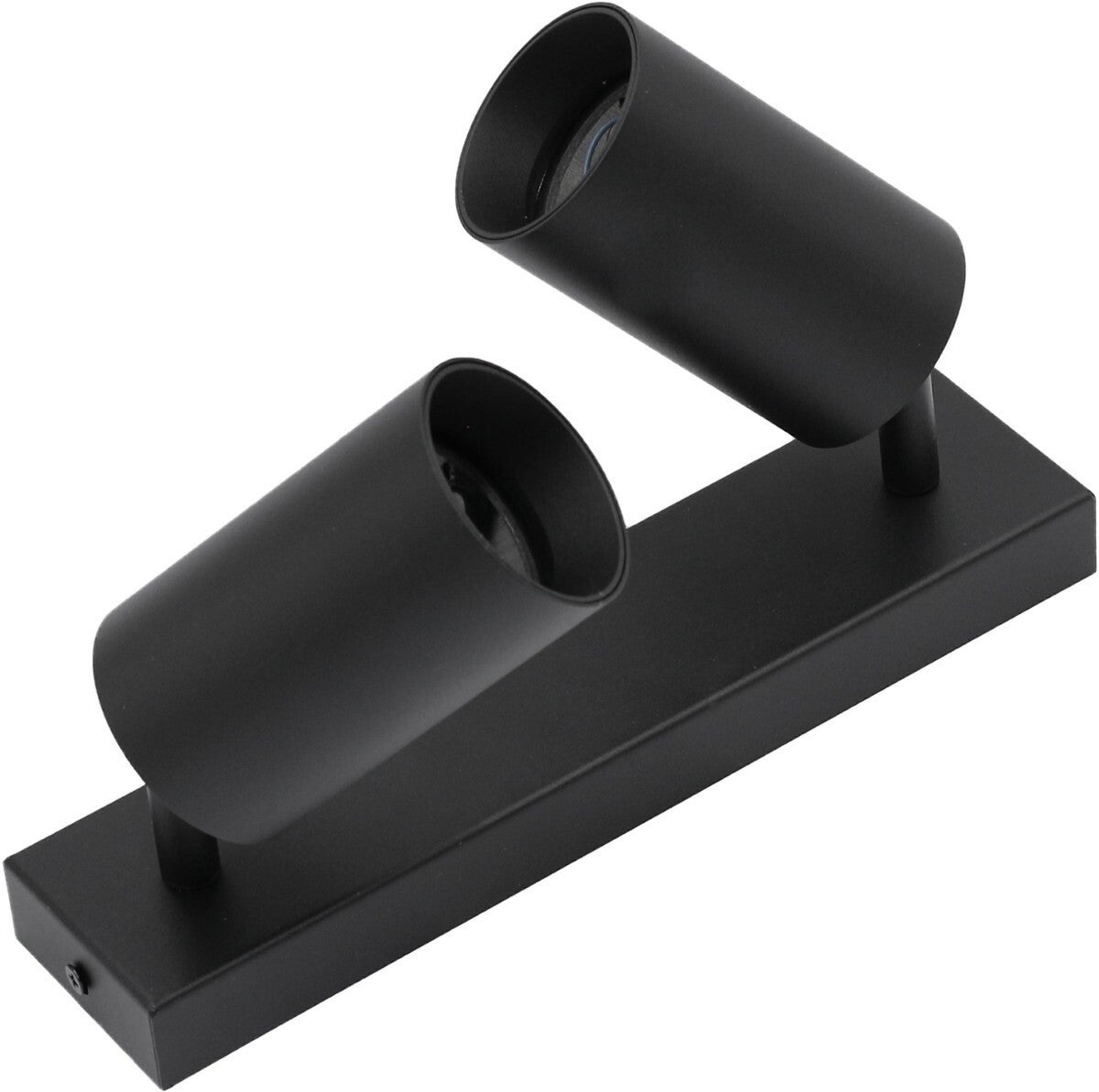 Kinkiet ścienny Qualis czarny 2xGU10x40W 2 reflektorki nowoczesny wym: 26 x 6 cm metal IP20 IdeaLED