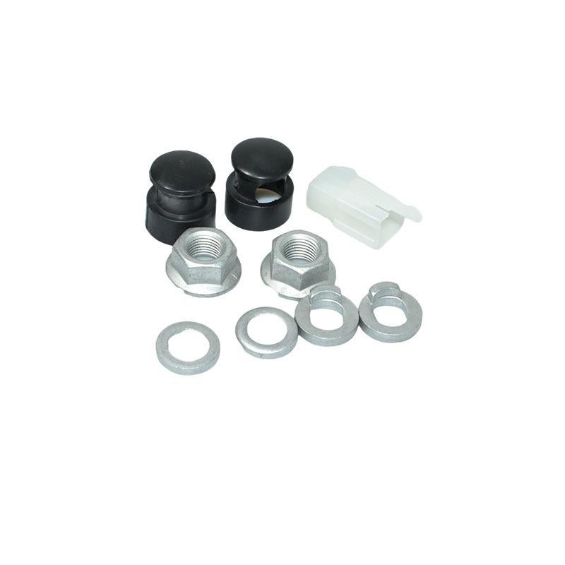 Tenlacum Écrous De Roue De Vélo – Bride Intégrée – Acier Chromé – Diamètre 22 Mm – Pour VTT, Vélo De Route, Pignon Fixe – Lot De 2