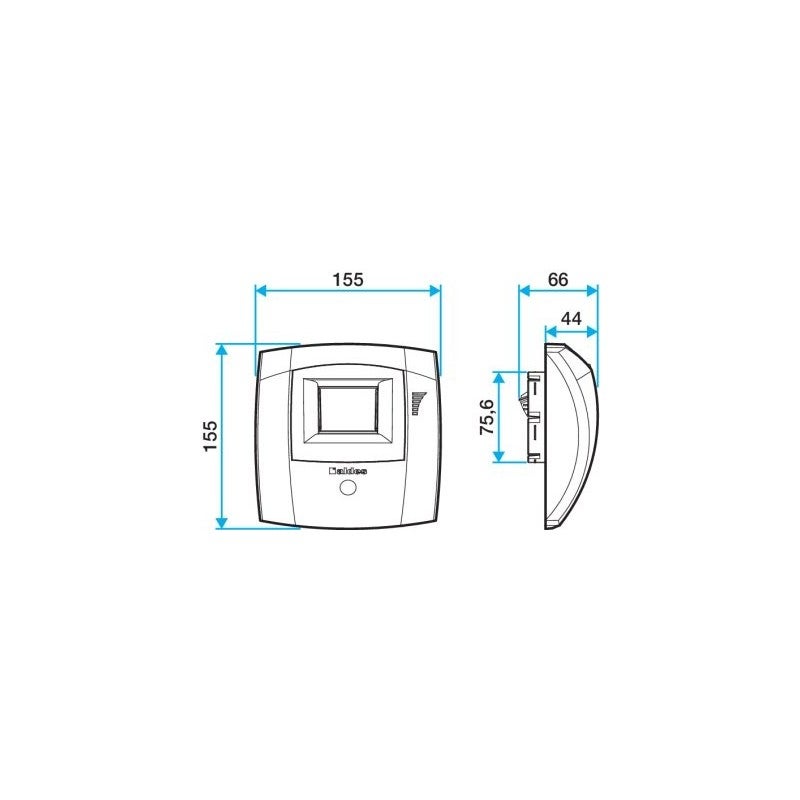 Bouche hygroréglable - Kit Bahia Curve Wc - Ø 80 Mm - 3