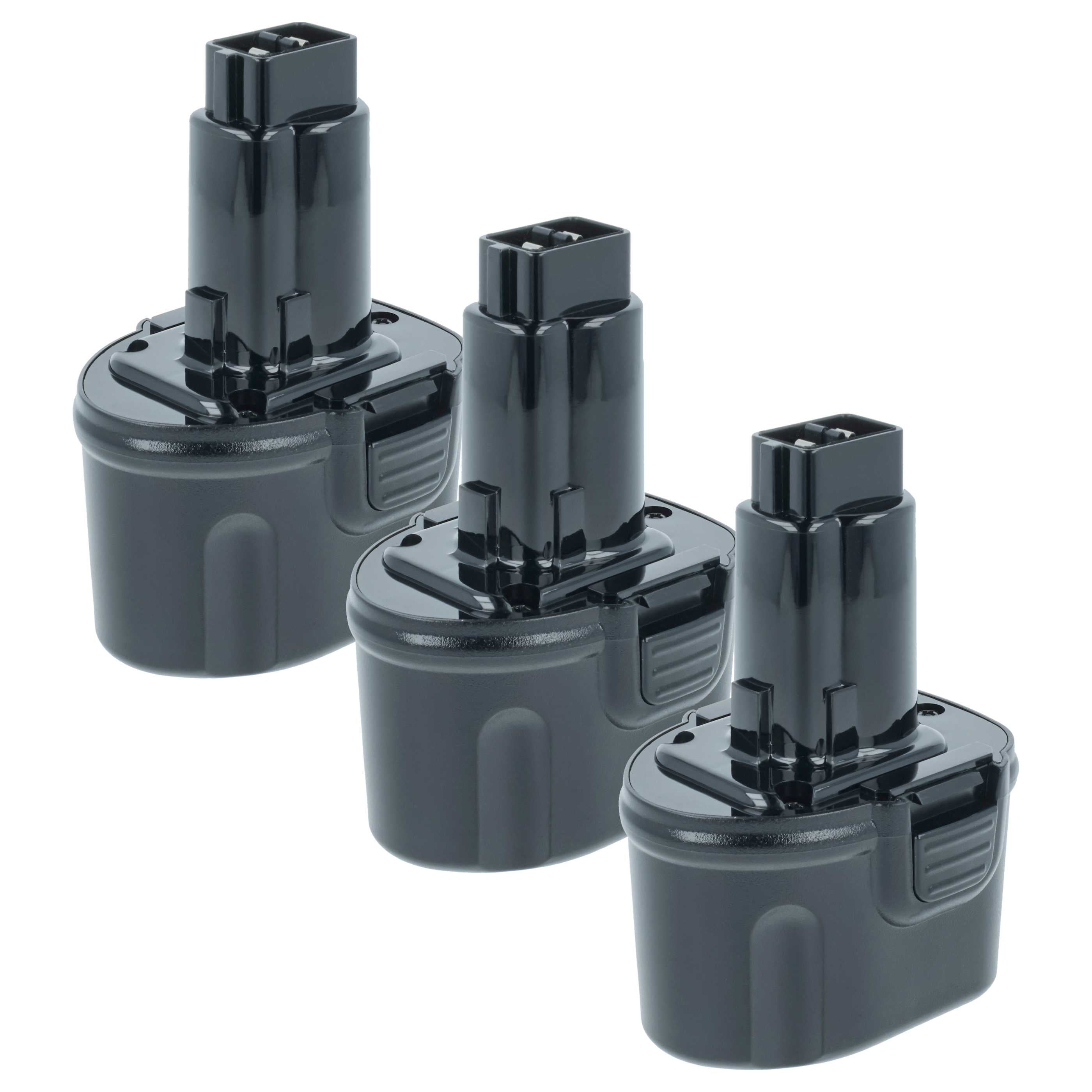 Vhbw 3x Batería compatible con DeWalt DW920, DW920K, DW920K-2
