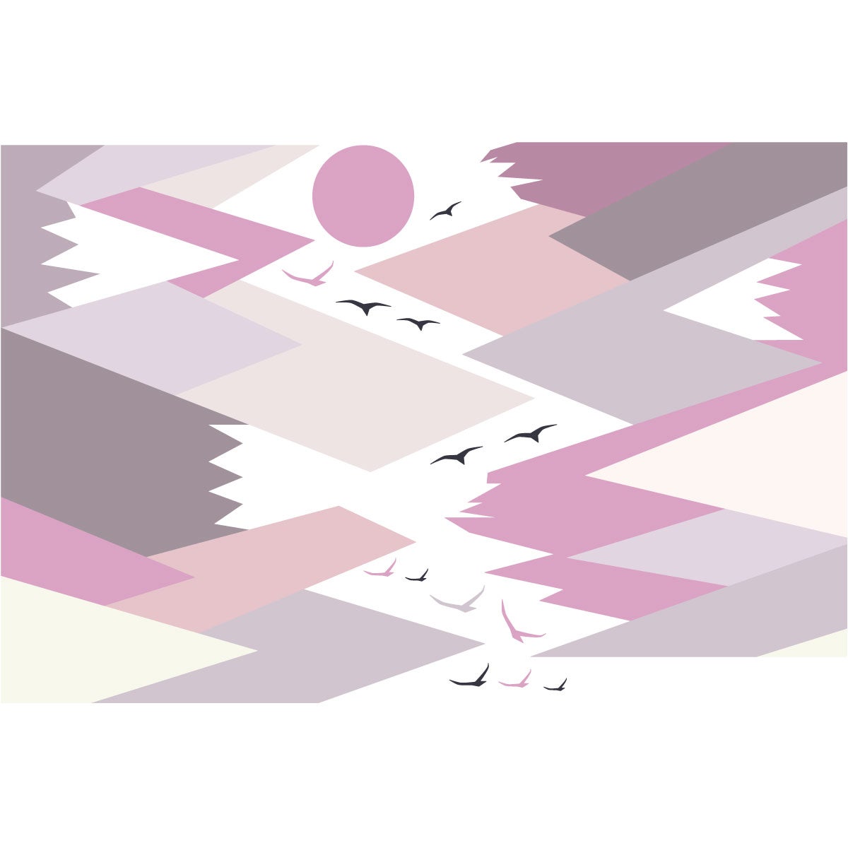 Adesivo bambino di montagna scandinavo larinka - Sticker adesivo - adesivi murali - 50x75cm - 4