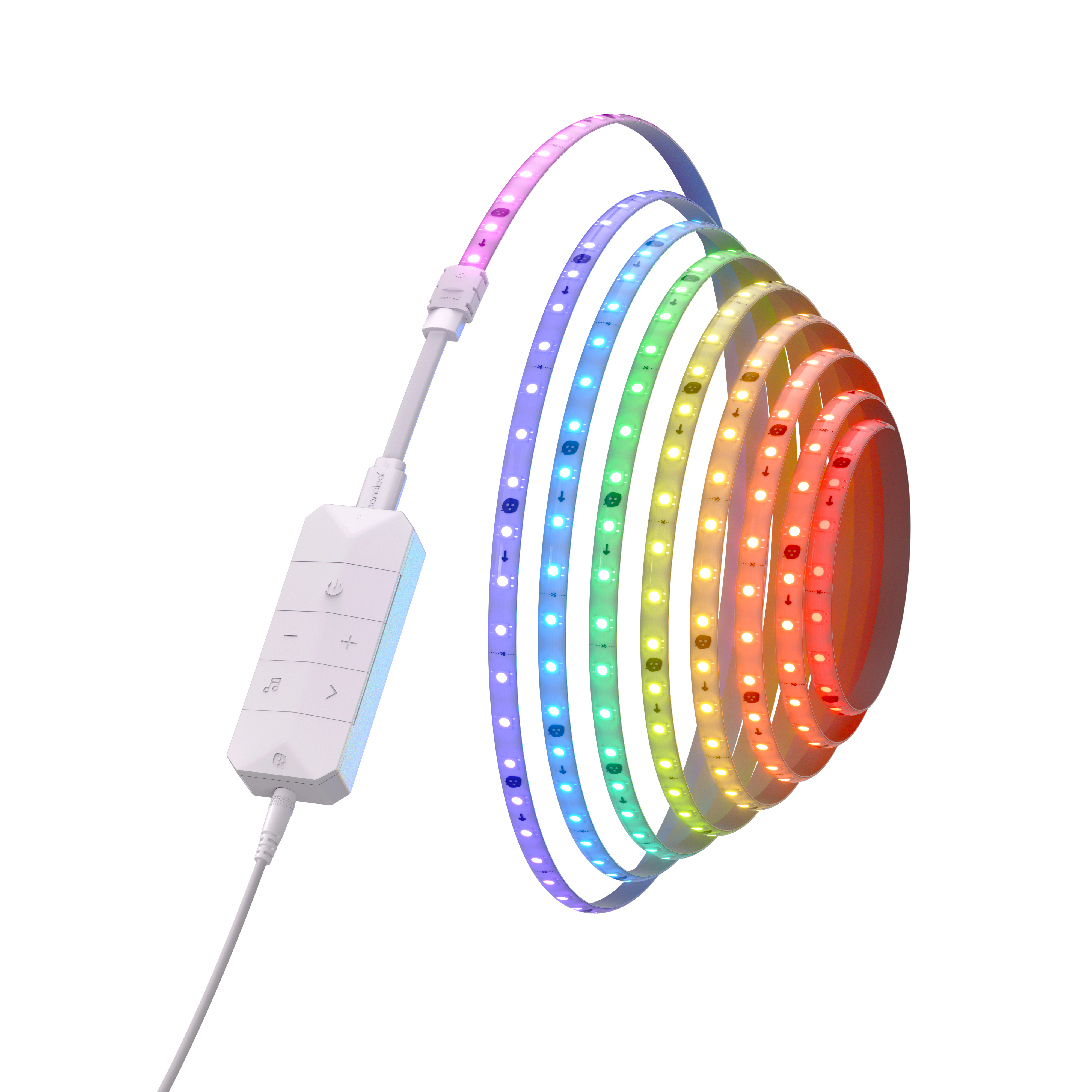 Nanoleaf Kit Extension 4 Mini Carrés LED RGBW - Panneaux Lumineux Connectés Pour Décoration Murale