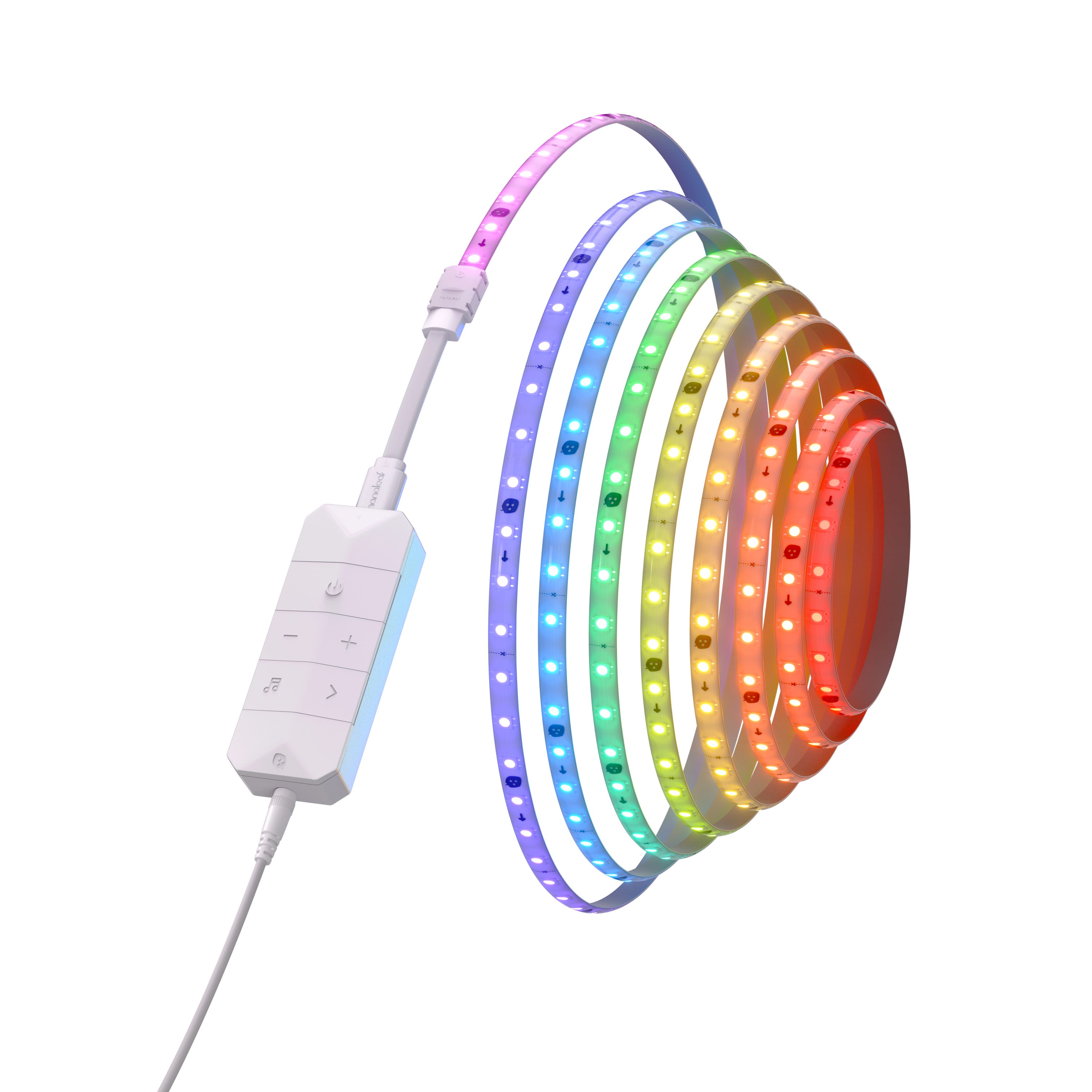 Nanoleaf Kit Extension 4 Mini Carrés LED RGBW - Panneaux Lumineux Connectés Pour Décoration Murale