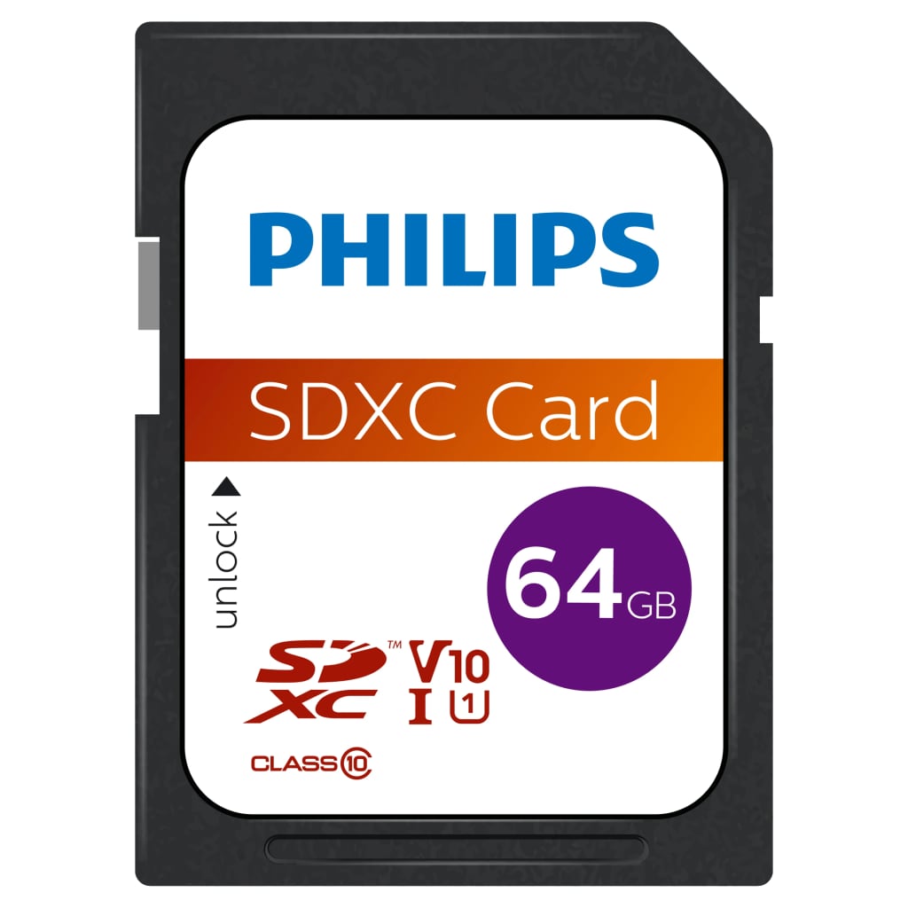 2pcs Carte Mémoire SD SDXC 64 Go QUMOX Classe 10 UHS-I Appareil Photo