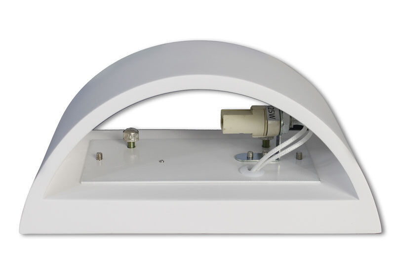 Applique Da Parete In Gesso Cubo - Lampada Moderna Biemissione Up&Down Per Lampadine G9 - Foto 6