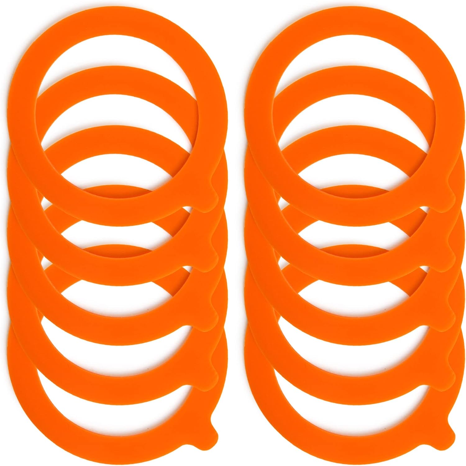 Joints En Silicone Pour Bocaux Mason – Lot De 10 Anneaux D'étanchéité – Hermétiques, Lavables Au Lave-vaisselle – Pour Couvercles 70 Mm Et 86 Mm - 5