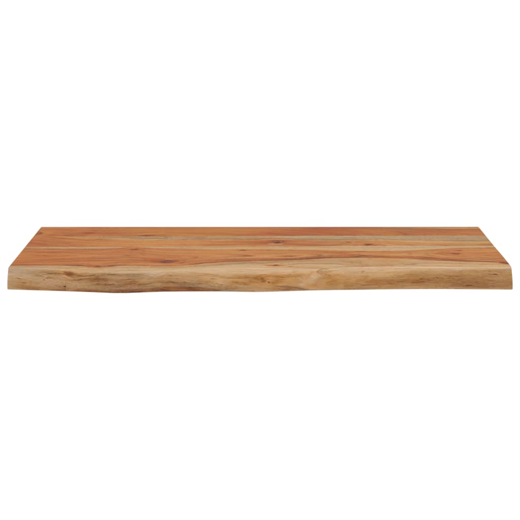 Étagère murale | Étagère flottante | Étagère suspendue rectangulaire massif acacia bordure assortie CFW844108 - 4