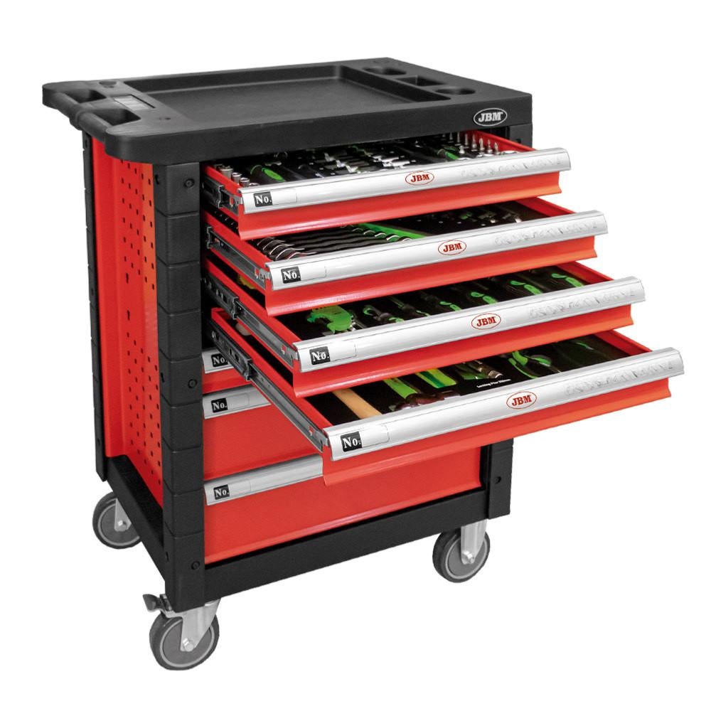 SERVANTE D'ATELIER 7 TIROIRS COMPLETE AVEC 172 OUTILS - 2