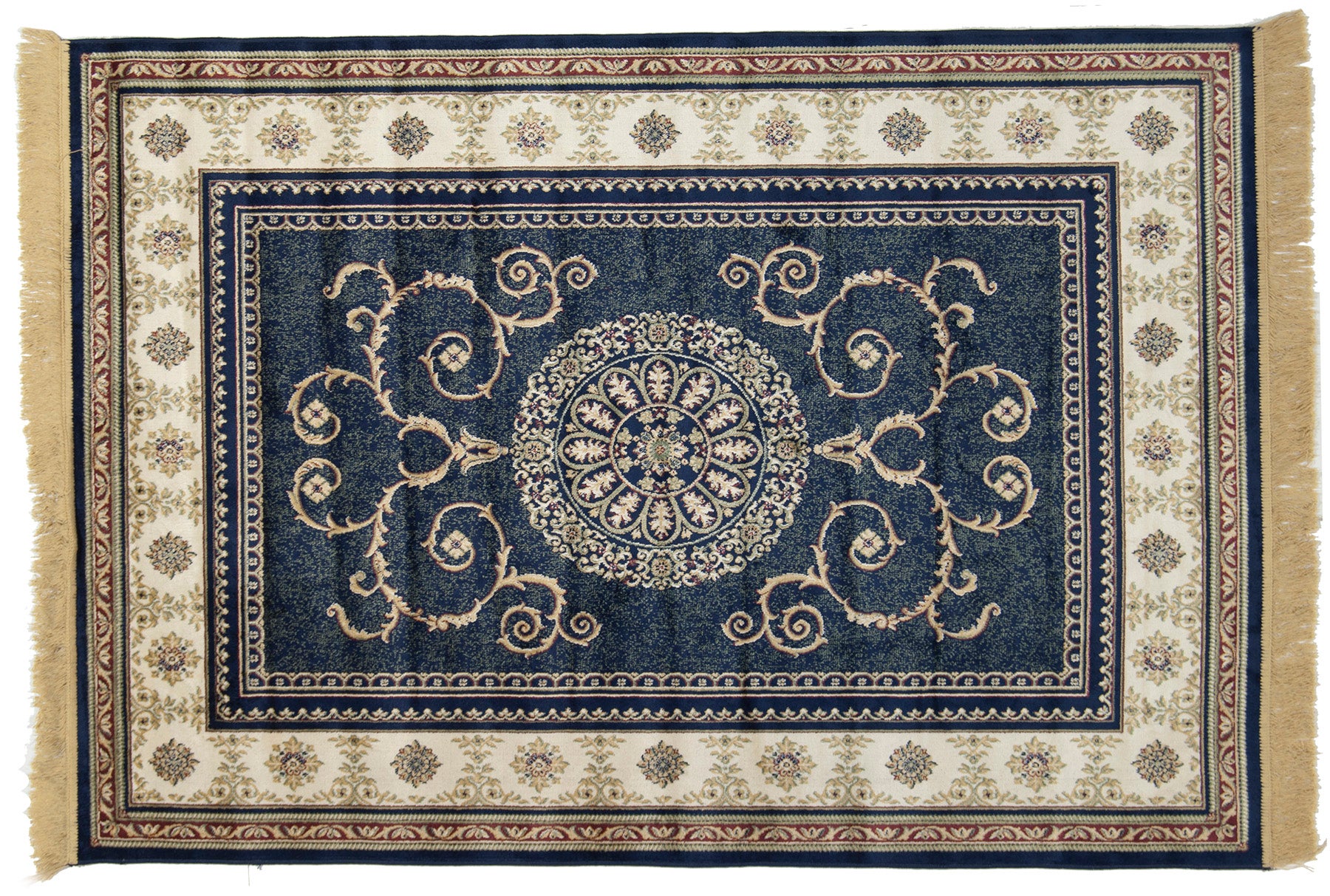 GalleriaFarah1970 - 170x120 cm Nowy nowoczesny dywan Hereche z ramą Mecca