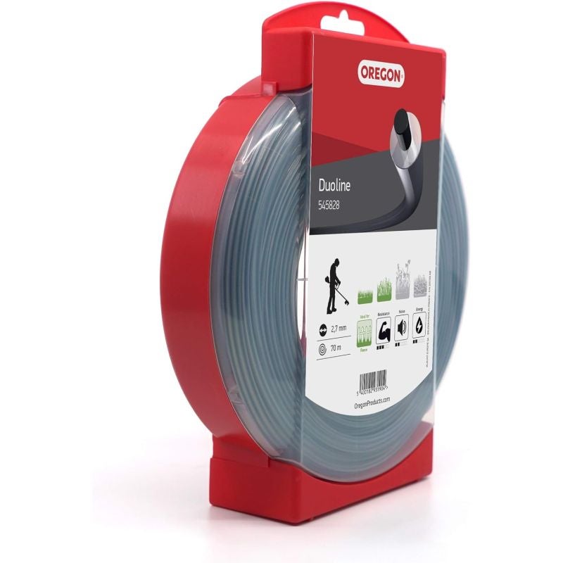 Filo Da Taglio Oregon Quadrato 2.4mm X 60m - Per Decespugliatori, Tosatrici E Tagliabordi | Nylon Resistente - Foto 3