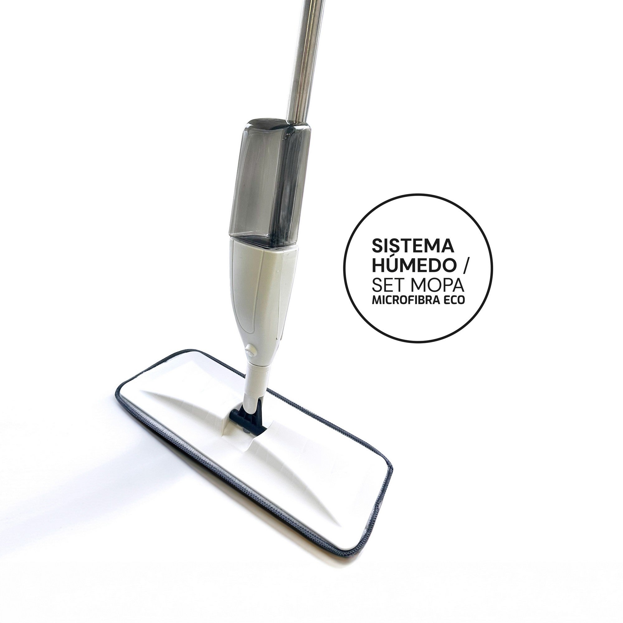 PAMEX Fregona Con Pulverizador Mopas De Limpieza Suelos Microfibra Mopa Spray Mop 350Ml Para El Hogar Cocina Azulejos Madera Cerámica - 5